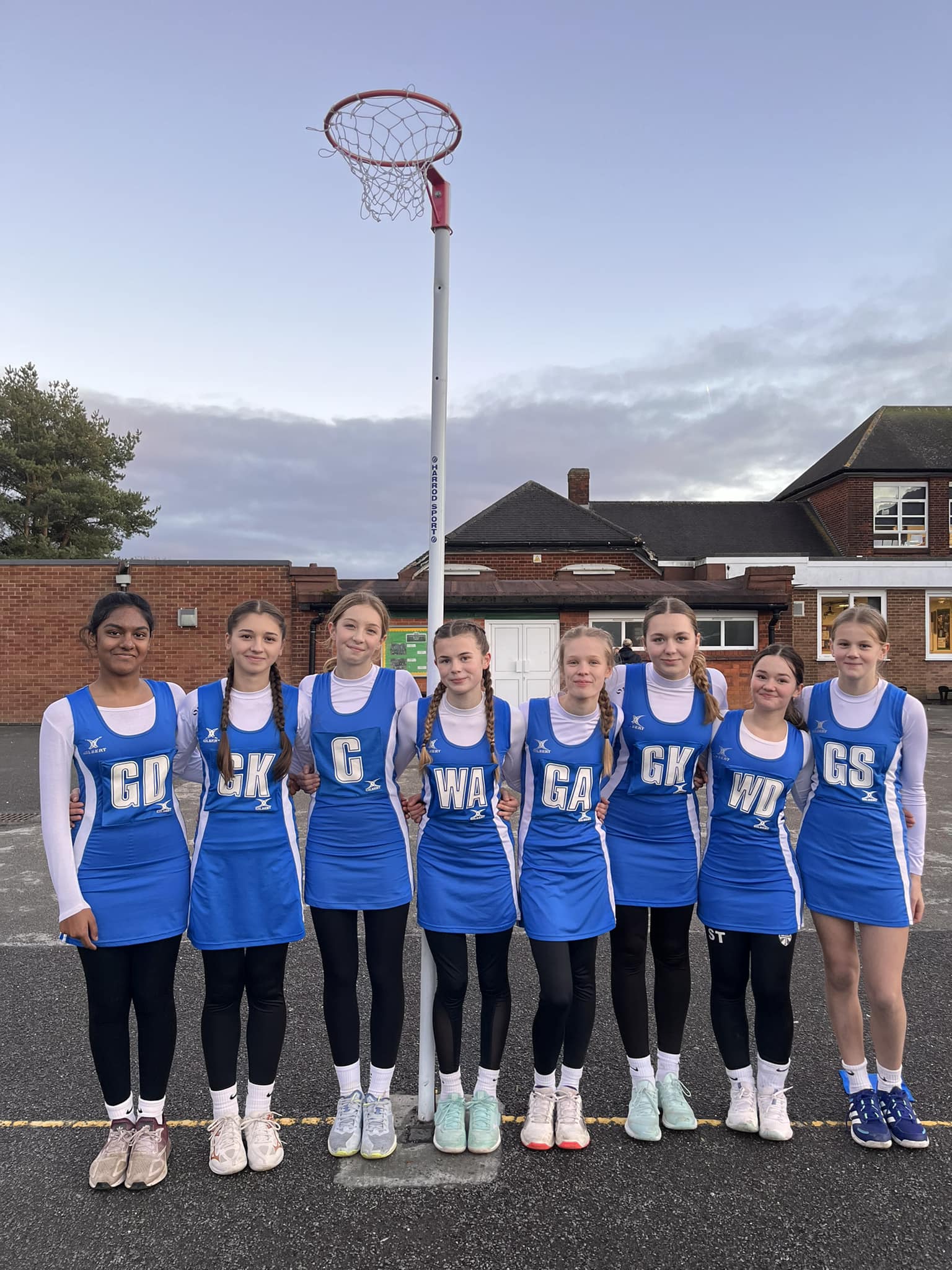Netball finalists saint martin s catholic academy stoke golding